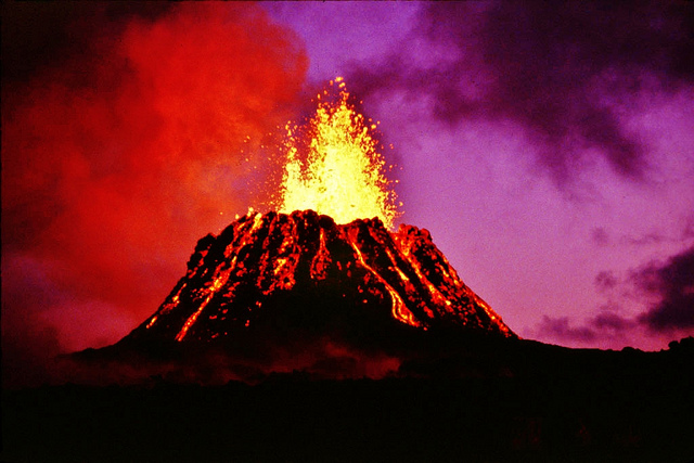 キラウエア火山の噴火